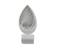 Easy PaperArt Metallic Quilling Paper Strips 10mm Off White for Craft Paper Strip Hobbycraft DIY Orgami Luky Star Paper Filigree Coil Strips Teal Metallic Cream