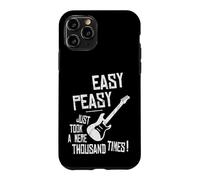 Easy-Peasy A Thousand Times Practicing Electric Guitar Case for iPhone 11 Pro