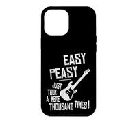 Easy-Peasy A Thousand Times Practicing Electric Guitar Case for iPhone 12 Pro Max
