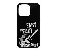 Easy-Peasy A Thousand Times Practicing Electric Guitar Case for iPhone 13 Pro