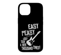 Easy-Peasy A Thousand Times Practicing Electric Guitar Case for iPhone 14