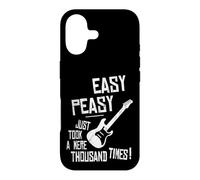 Easy-Peasy A Thousand Times Practicing Electric Guitar Case for iPhone 17
