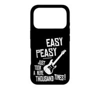 Easy-Peasy A Thousand Times Practicing Electric Guitar Case for iPhone 17 Pro