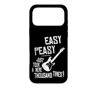 Easy-Peasy A Thousand Times Practicing Electric Guitar Case for iPhone 17 Pro Max