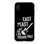 Easy-Peasy A Thousand Times Practicing Electric Guitar Case for iPhone XS Max