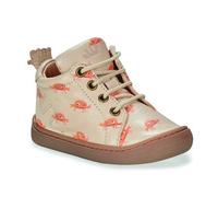Easy Peasy Shoes (High-top Trainers) MY DEBOO LACET in Beige 7 toddler