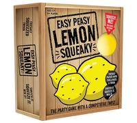 Easy Peasy Lemon Squeaky Game, Ideal Family Board Game for Kids and Adults, 4+ Players, Simple and Quick to Play, Unique Mix of Trivia, Mental and Physical Challenges, Suitable for Ages 12+