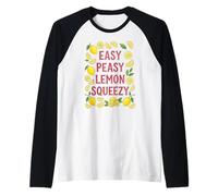 Easy Peasy Lemon Squeezie Raglan Baseball Tee