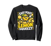 Easy Peasy Lemon Squeezy - Funny Lemon Summer Sweatshirt