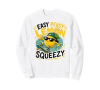 Easy Peasy Lemon Squeezy - Funny Lemon Summer Sweatshirt