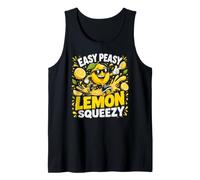 Easy Peasy Lemon Squeezy - Funny Lemon Summer Tank Top