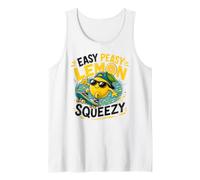 Easy Peasy Lemon Squeezy - Funny Lemon Summer Tank Top