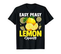 Easy Peasy Lemon Squeezy Funny Lemons Summer Lemonade T-Shirt