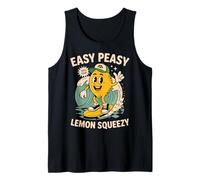 Easy Peasy Lemon Squeezy Funny Surfing Lemon Stand Lemonade Tank Top