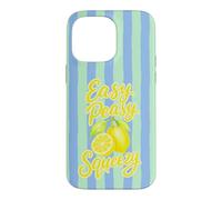Easy Peasy Lemon Squeezy Squad Summer Lemonade Case for iPhone 14 Pro Max