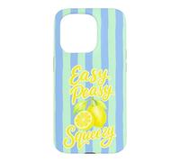 Easy Peasy Lemon Squeezy Squad Summer Lemonade Case for iPhone 15 Pro