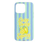 Easy Peasy Lemon Squeezy Squad Summer Lemonade Case for iPhone 15 Pro Max