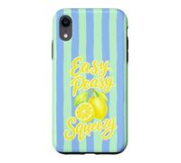 Easy Peasy Lemon Squeezy Squad Summer Lemonade Case for iPhone XR