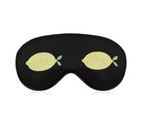 Easy Peasy Lemon Squeezy Sticker Soft Eye Mask Cover Effective Shading Blindfold Comfort Sleep Mask with Elastic Adjustable Strap