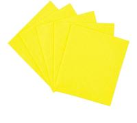 Easy Peasy Mate Universal Cleaning Cloth for Home Car Detailing - Extra Large Dish Cloths Better Than Microfibre Cloth - Super Absorbent and Strong Yellow Lint Free Cloth - Pack of 5 Size 38 x 41 CM
