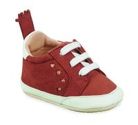 Easy Peasy Shoes (Pumps / Plimsolls) MY BLUBLU BASKET LACET in Red 7 toddler