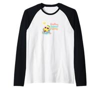 Easy Peasy Summer Squeezy - Funny Lemon Beach Vacation Raglan Baseball Tee