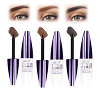 Easy Peel Brow Gel, waterproof and sweatproof, easy to apply for fuller, more defined brows, 3 colors of easy peel tattoo brow gel for all skin types (01+02+03)