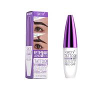 Easy Peel Off Eyebrow Gel Peel Off Tattoo Brow Tint Gel Waterproof & Sweatproof Semi-Permanent Tattoo Brow Tint Gels for Natural Fuller Brows for All Skin Types (Black)