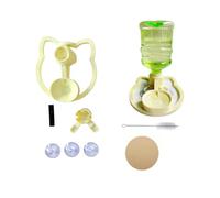 Easy Pet Drinking Setup with Visible Container Showing Current Water Stage Clear Water Bottle