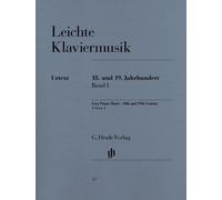 Easy Piano Music - 18th and 19th Century Vol. 1 piano G. Henle Verlag Paperback