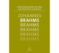 Easy Piano Pieces and Dances Brahms Piano Easy Piano Music Brahms Baerenreiter G