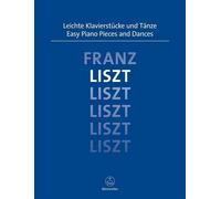 Easy Piano Pieces and Dances Franz Liszt Piano Book [Softcover] B