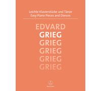 Easy Piano Pieces and Dances Grieg Piano Easy Piano Music Grieg Baerenreiter Ger