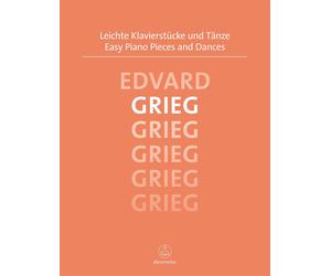Easy Piano Pieces and Dances Grieg Piano Easy Piano Music Grieg Baerenreiter Ger