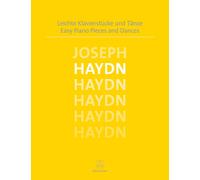 Easy Piano Pieces and Dances Haydn, Joseph Haydn, Piano, Printed Music