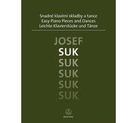 Easy Piano Pieces and Dances Suk, Josef Suk, Piano, Printed Music