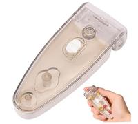 Easy Pill Extractor Tool for Blister Packs, Pill Remover Aid for Weak Hands and Arthritis, Portable Medicine Case with One-Push Design (Grey)