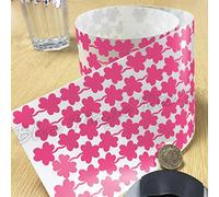 Easy Plants 170 Lucky Clover & Shamrock Vinyl Stickers 20mm Self Adhesive Peel & Stick -Pink