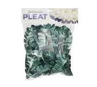 Easy Pleat Tribute Ribbon - Waterproof Poly Ribbon - Pre-Pleated Edging for Floral Tributes, Crafts & Decoration - 10m or 30m Length, 50mm Wide (Hunter`s Green, 50mm x 10m)