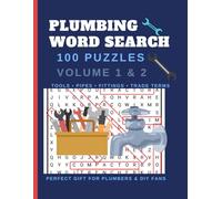 Easy Plumbing Word Search: Beginner-Friendly Puzzles for Relaxation | 100 Easy-to-Read Puzzles | Simple Trade-Themed Word Finds for Adults & Seniors
