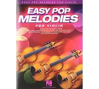 Easy Pop Melodies for Violin: 50 Favorite Hits with Lyrics and Chords (Instrumental Folio)