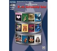 Alfred Music – Easy Popular Movie Instrumental Solos: Violin – Piano Accompaniment – Book & CD