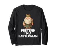 Easy Pretend I'm A Babylonian Costume Halloween Funny Long Sleeve T-Shirt