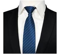 Easy Pull Men Zipper Tie Striped Business Formal Necktie for Shirt Suit Wrinkle Resistant 48x8cm Easy Pull Necktie Striped Business Tie Suit Accessory Lazy Mans Tie(AI)