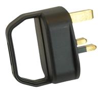 Easy Pull Plug 13A in Stylish Black or White (5, Black)