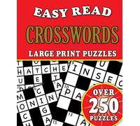 Easy Read Large Print Puzzles: Crosswords