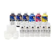 Easy Refill Inktec Sublinova Dye Sublimation Ink Set Compatible with Epson Ecotank ET-8550 (Easy Refill Set (C,M,Y,BK,GY,BK), 100ml)