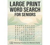 Easy & Relaxing Puzzles to Improve Focus, Memory, and Enjoyment for Seniors: Familiar, positive, and everyday vocabulary