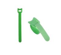 Easy-Release 100 Pieces Colored Reusable Zip Ties, T-Type Detachable Nylon Wire Wrap Ties Self-Locking Cable Management Bands(Green,12x300mm)