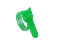 Easy-Release 100Pcs Nylon Fastening Cable Ties Adjustable Cord, Management Straps Hook Loop Organizer Wire Reusable(Green,12x250mm)